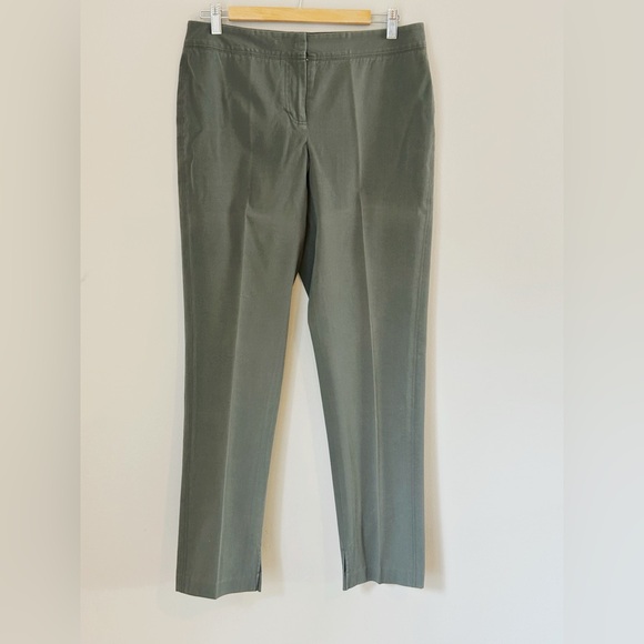 Isda & Co Green Dress Pants Size 10 - Picture 1 of 9
